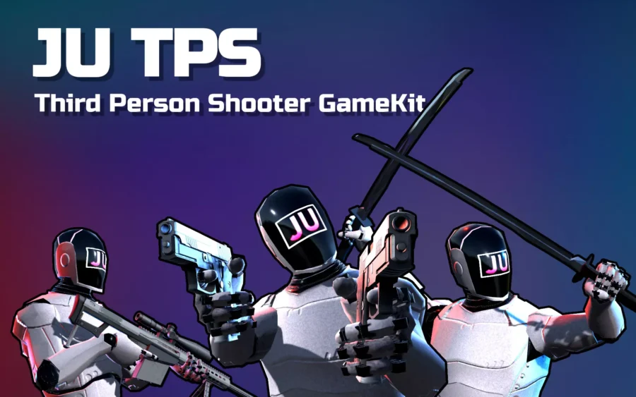 JU TPS 3 – Third Person Shooter GameKit + Vehicle Physics screenshot 1